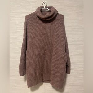 Cozy purple Turtleneck Sweater